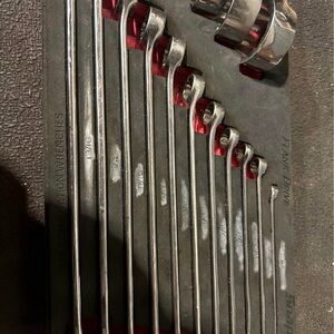 Snap on wrench set in foam 1/4 - 1 5/16 no skips